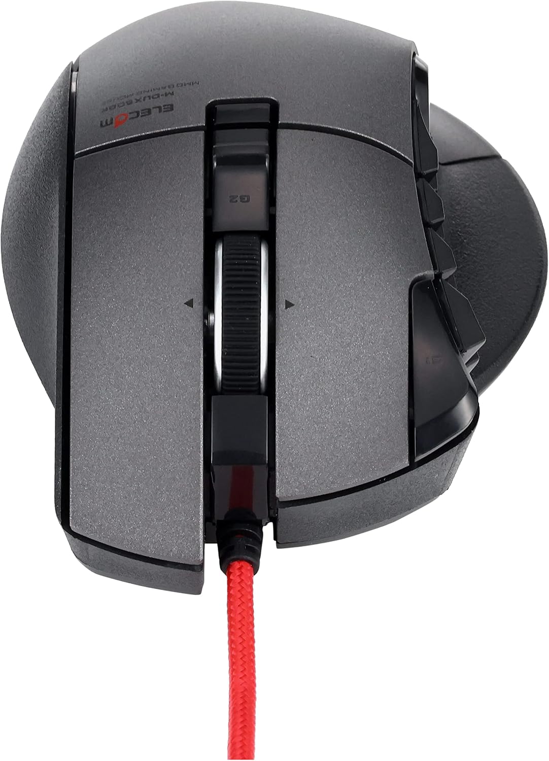 ELECOM Gaming mouse [DUX] Wired 14 button 3500dpi, Supports Hardware macro [Black] M-DUX50BK (Japan Import)