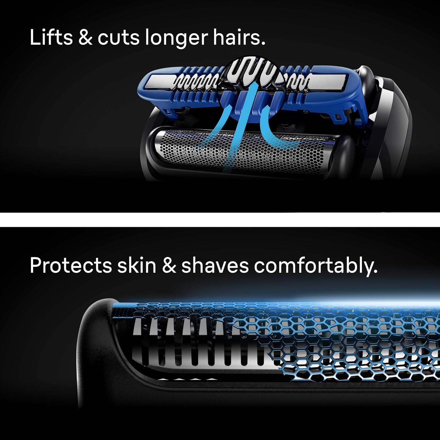 Braun Electric Shaver for Men, Series 7 7120s, Wet & Dry Shave, Turbo & Gentle Shaving Modes, Waterproof Foil Shaver, with Precision Trimmer, Space Grey