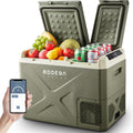 BODEGACOOLER 12 Volt Car Refrigerator, 34Quart (32L) Car Fridge Dual Zone, 12V Portable Freezer APP Control, RV Car Cooler -4℉-68℉ 12/24V DC 100-240V AC for Outdoor Camping Travel Vehicles Home Use