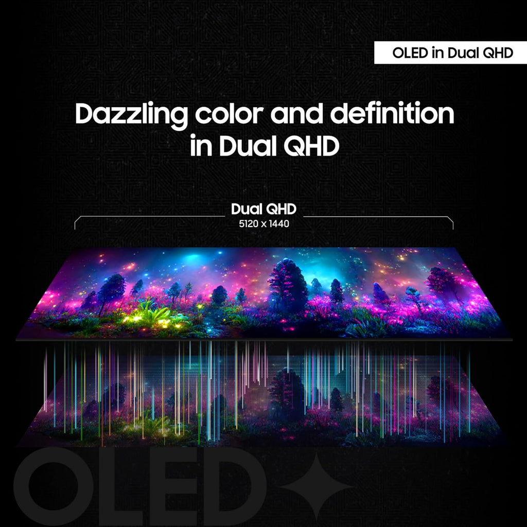 Samsung LS49DG910SNXZA 49 Inch Odyssey Dual QHD 144Hz Curved Gaming Monitor with 5 Year Amber Protection Plan (2024)