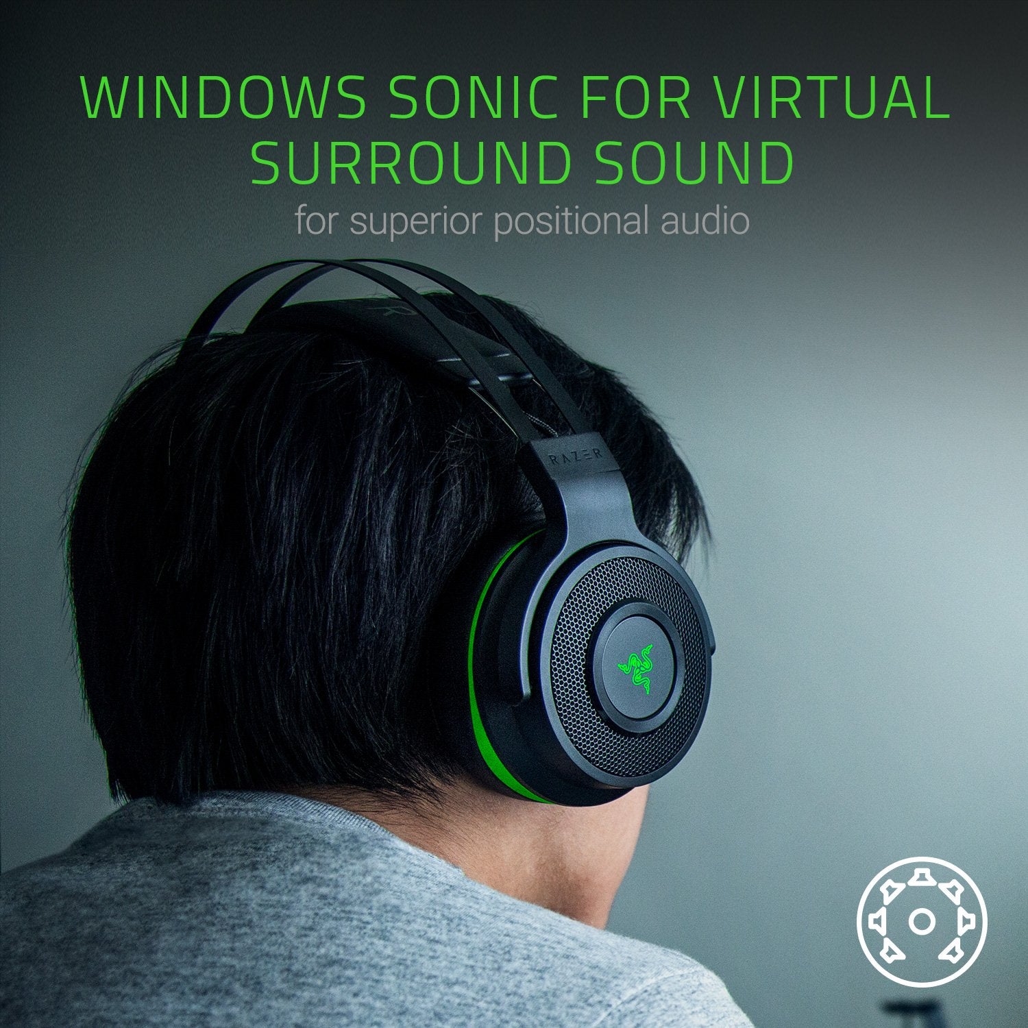 Razer Thresher for Xbox One: Windows Sonic Surround - Lag-Free Wireless Connection - Retractable Digital Microphone - Gaming Headset for PC, Xbox One, Xbox Series X & S