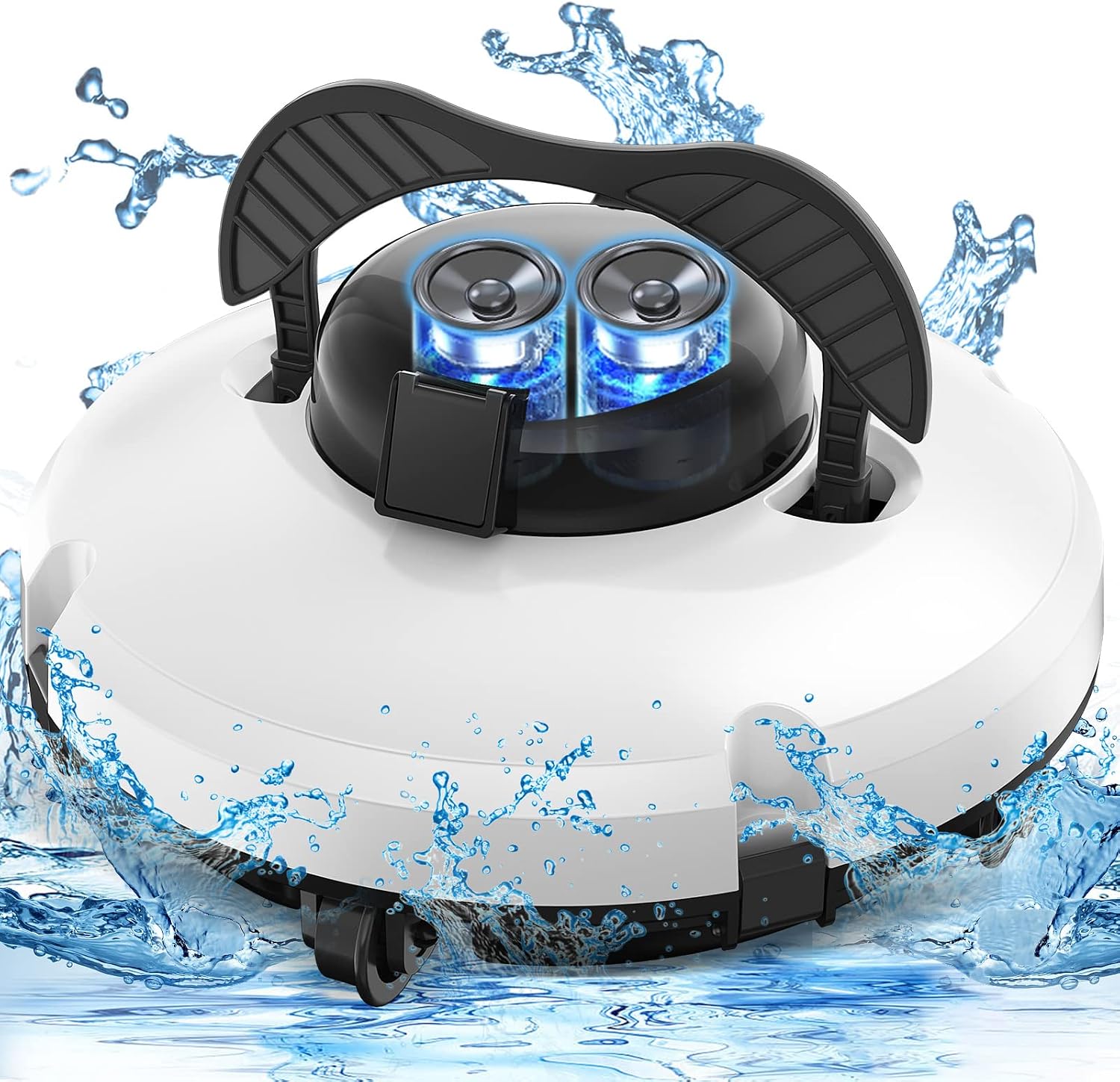 2026 Cordless Robotic Pool Cleaner, Pool Vacuum for Above Ground Pool with 120 Mins Runtime, Auto-Parking Robot Pool Cleaner for Inground Flat Pools Up to 1000 sq.ft