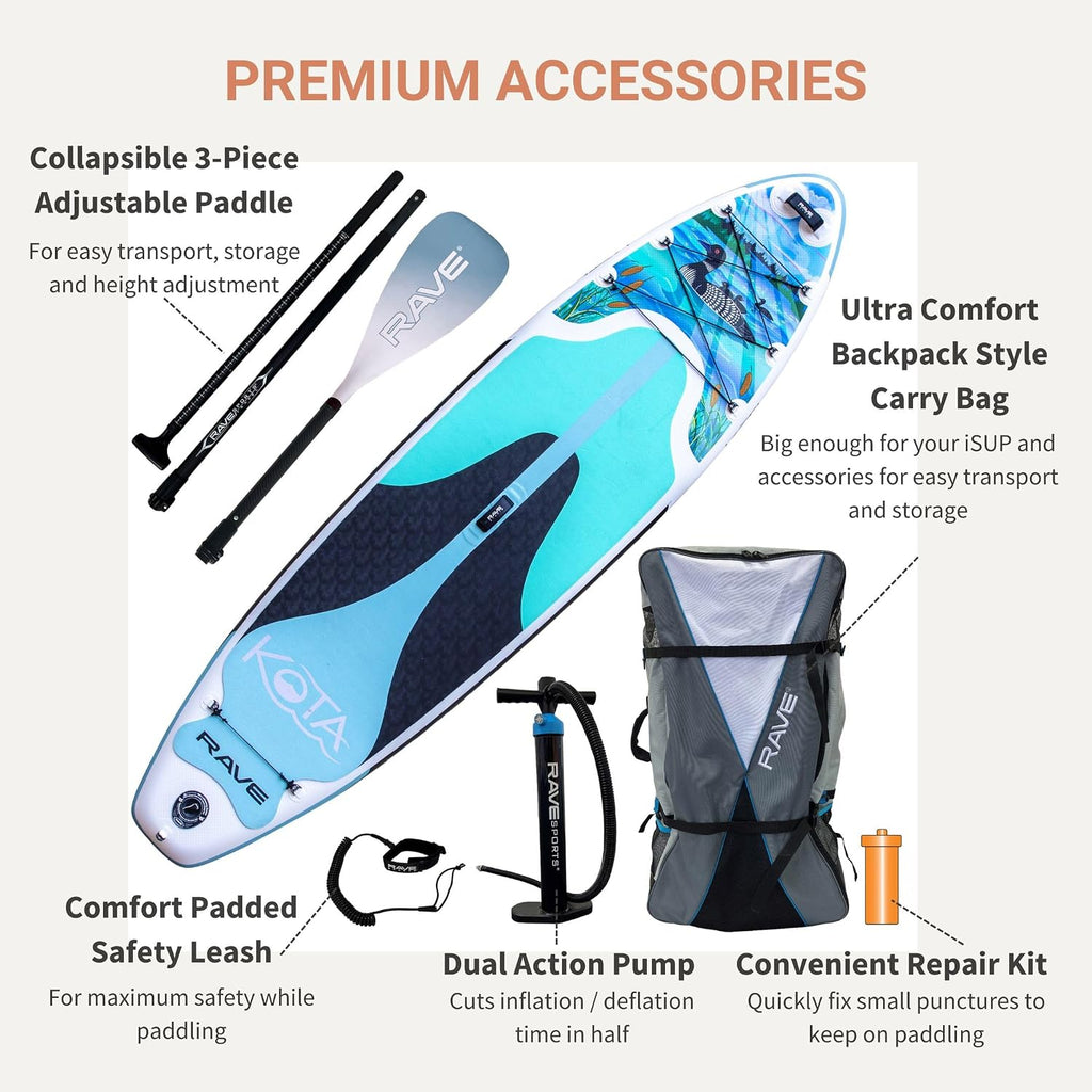 RAVE Sports Kota iSUP Stand-Up Paddleboard