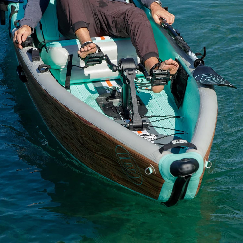 BOTE APEX Pedal Drive Rudder System Made for Compatible Kayaks Lono & SUPs Rackham Aero Gatorshell Inflatable Paddle Board for Fishing Hunting Adults Kids