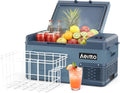 Aeitto 12 Volt Car Refrigerator 20Quart Car Fridge Freezer Electric Cooler Portable Cooler 12V Fridge RV Refrigerator -4℉-68℉ Temp Control 12/24V DC & 100-240V AC for Travel, Camping, RV, Road