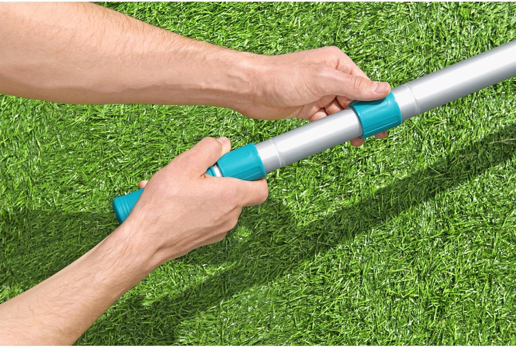 Bestway Basic Pool Cleaning Kit, Includes Pool Vacuum, Skimmer Net, 9' Pole, & Hose, Compatible W/Most Above Ground Pools, Blue