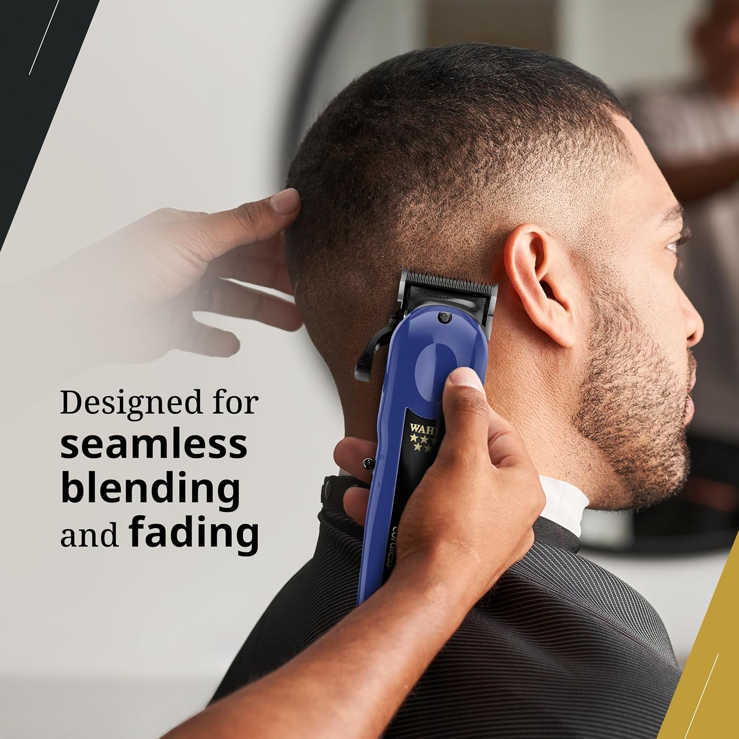 Wahl Professional 5 Star Series Magic Clip Cordless Hair Clipper, Stagger-Tooth Blade Professional Hair Trimmer with Attachments, 100+ Minute Run Time