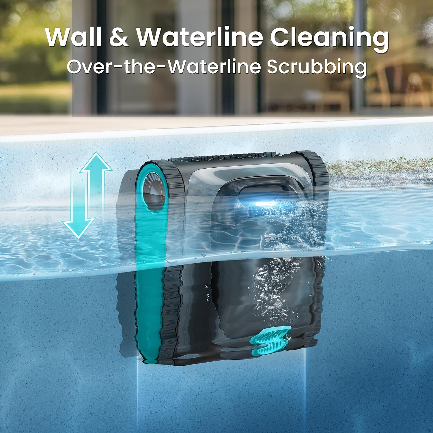 (2026 Upgrade) Aiper Scuba S1 Robotic Pool Cleaner, Weekly Custom Cleaning Plan, 270 Min Runtime, Smarter Navigation with 11 High-Precision Sensors, App Support-Blue（Renewed）