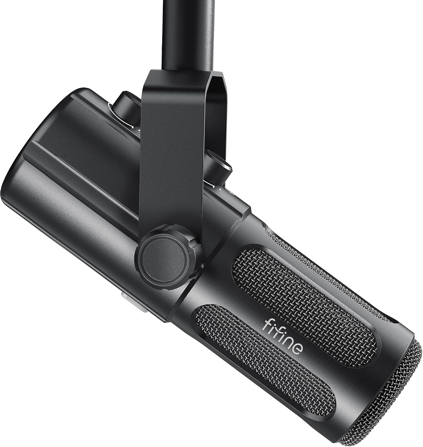 FIFINE Podcast Microphone, USB/XLR Vocal Dynamic Microphone for Streaming, Recording, Broadcast, Content Creator, Studio Microphone for PC with Mute Button, Headphone Monitoring-AmpliTank TANK6