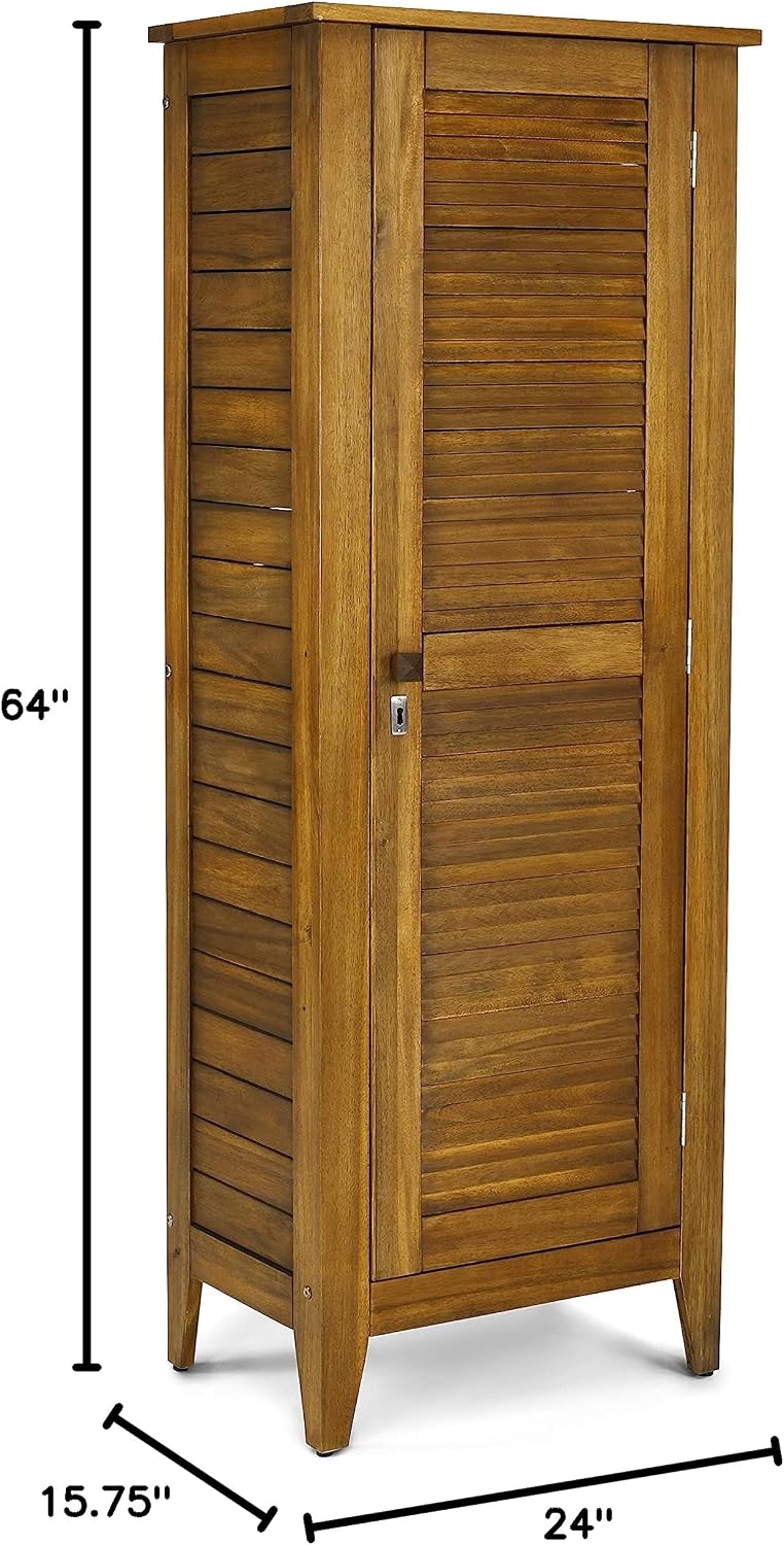 Homestyles Maho Golden Teak Storage Cabinet