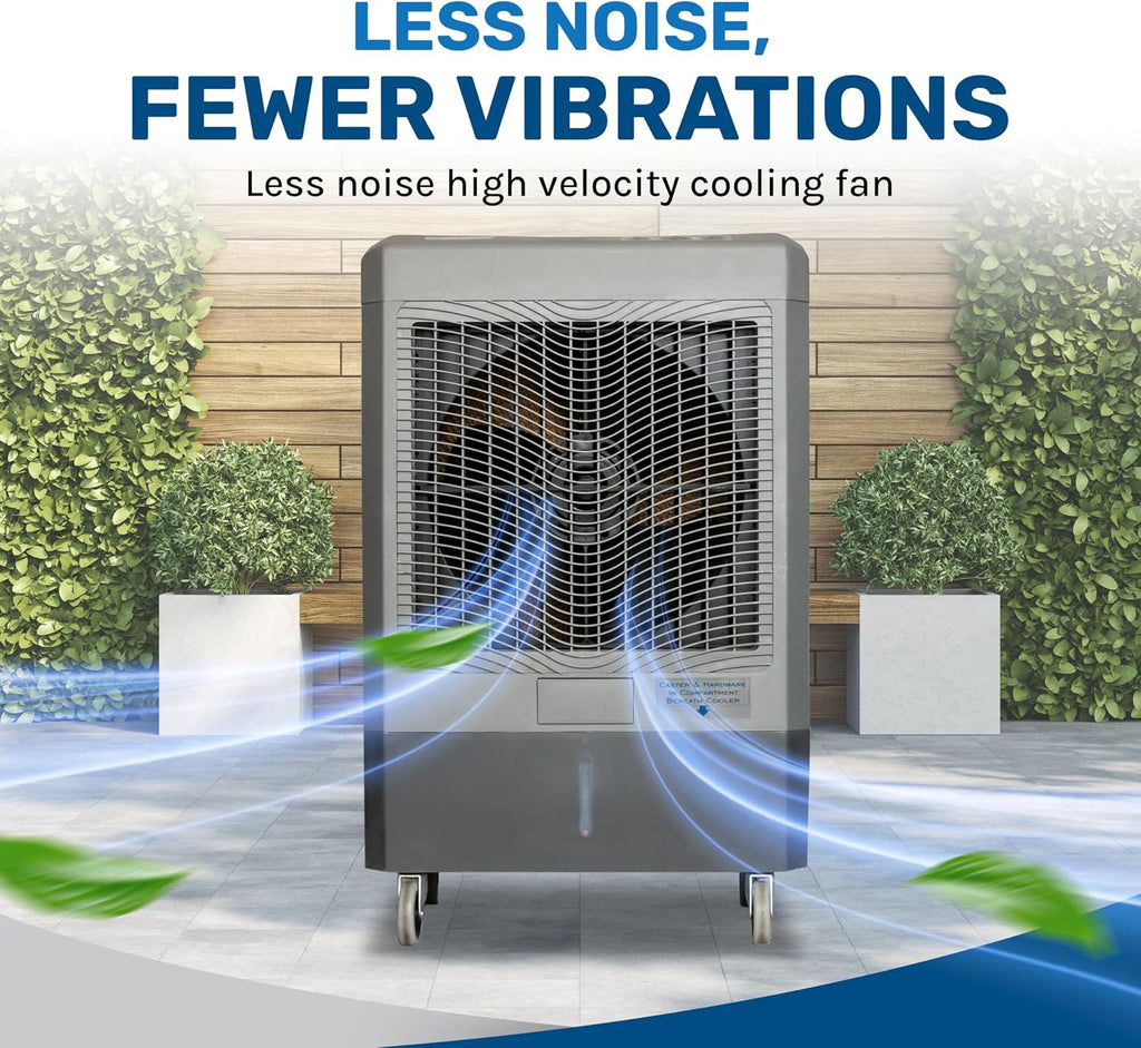 Hessaire MC61M 5,300 CFM 3-Speed Portable Evaporative Cooler