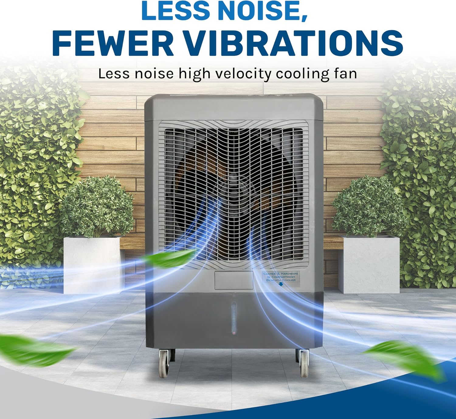 Hessaire MC61M 5,300 CFM 3-Speed Portable Evaporative Cooler