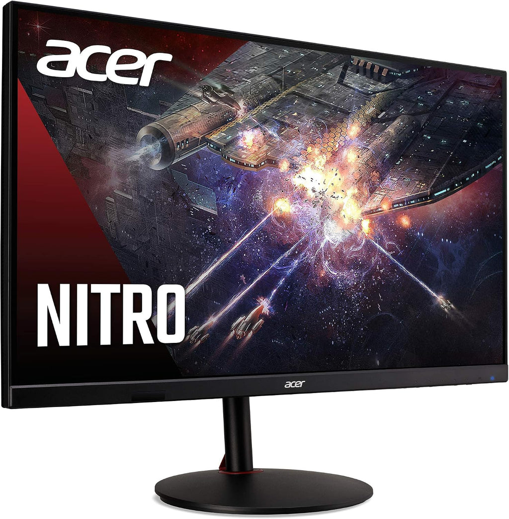 acer Nitro XV322QU KVbmiiphzx 31.5' WQHD 2560 x 1440 Agile-Splendor IPS Gaming Monitor AMD FreeSync Premium | Up to 170Hz | Up to 0.5ms | DisplayHDR400 | TUV/Eyesafe | Display Port 1.2 & 2 x HDMI 2.0
