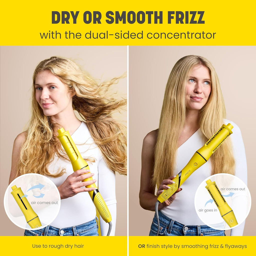 Drybar All-Inclusive Air + Active Heat 8-in-1 Multi-Styler, for Fast Drying, Long-Lasting Curls, Blowouts, Sleek Styles - Wet or Dry Styling Made Easy, 120V