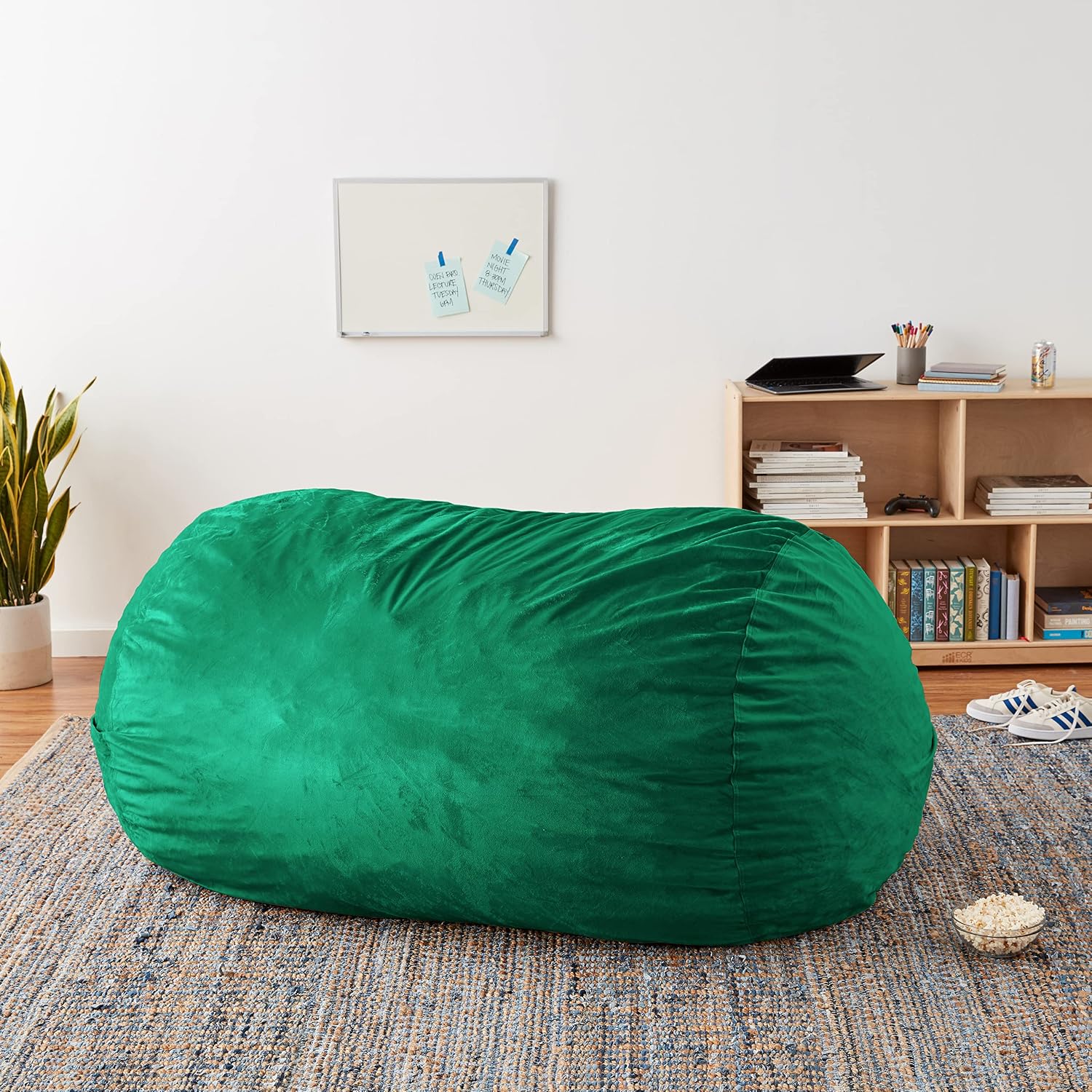Sofa Sack Bean Bag Chair Cover Only - Beans Not Included - Cover Replacement, 6 Foot, Aqua Marine