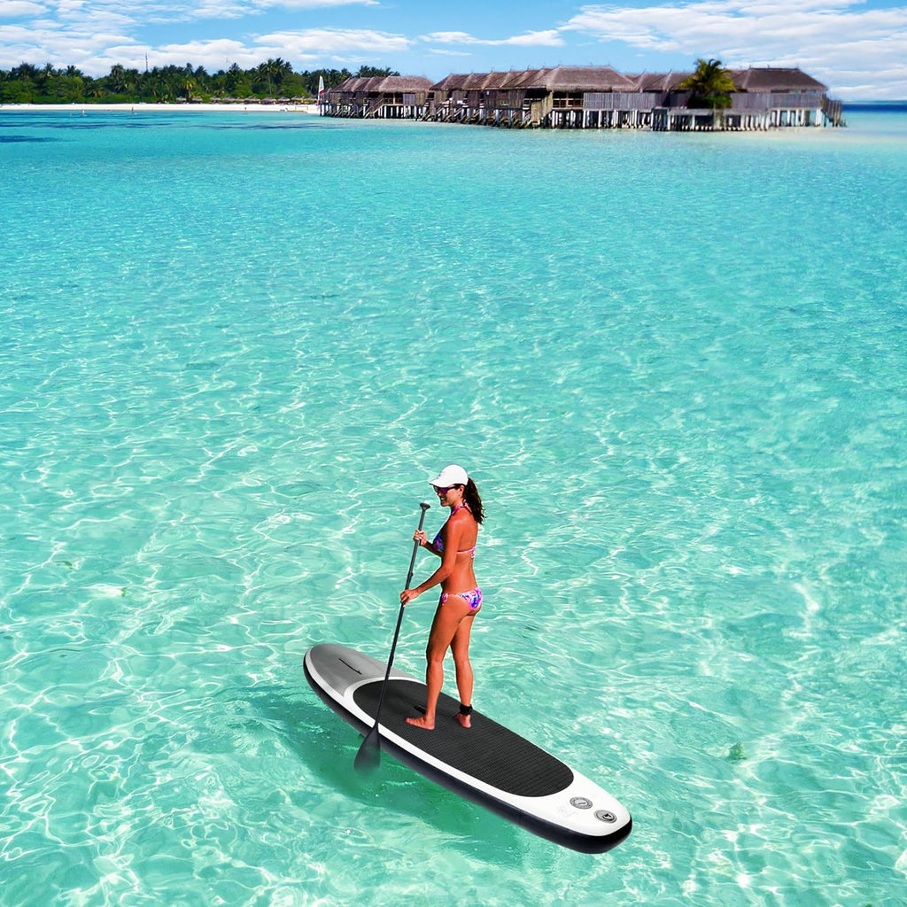 Ei Inflatable Stand Up Paddle Board with Built-in Cooler/Storage, 10'6' Premium Paddleboard with Accessories & Sup Carry Bag, Stand Up Paddle Boards for Youth & Adults