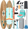 ZLX 11'6'x35' Ultra Wide Inflatable Stand Up Paddle Board | Stable Non-Slip Deck Pad, Unique Fin System, Premium SUP Accessories & Backpack - Upgraded Pump for Adults, All Skill Levels