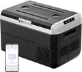 EKOJUCE 12 Volt Refrigerator, 43 Quart Electric Cooler, Car Fridge 12V/24V DC 100~240V AC, Portable Freezer -4℉~68℉, APP Control, Portable 12V Refrigerator Fridge for Truck, RV, Camping,Travel