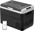 EKOJUCE 12 Volt Refrigerator, 53 Quart Electric Cooler, Car Fridge 12V/24V DC 100~240V AC, Portable Freezer -4℉~68℉, APP Control, Portable 12V Refrigerator Fridge for Truck, RV, Camping,Travel