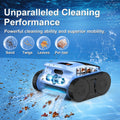 Cordless Robotic Pool Cleaner for Inground Pools, (2026 Upgrade) Automatic Pool Vacuum with Wall Climbing & Waterline Scrubbing, Cleans Up to 2100 Sq.ft, 180 Min