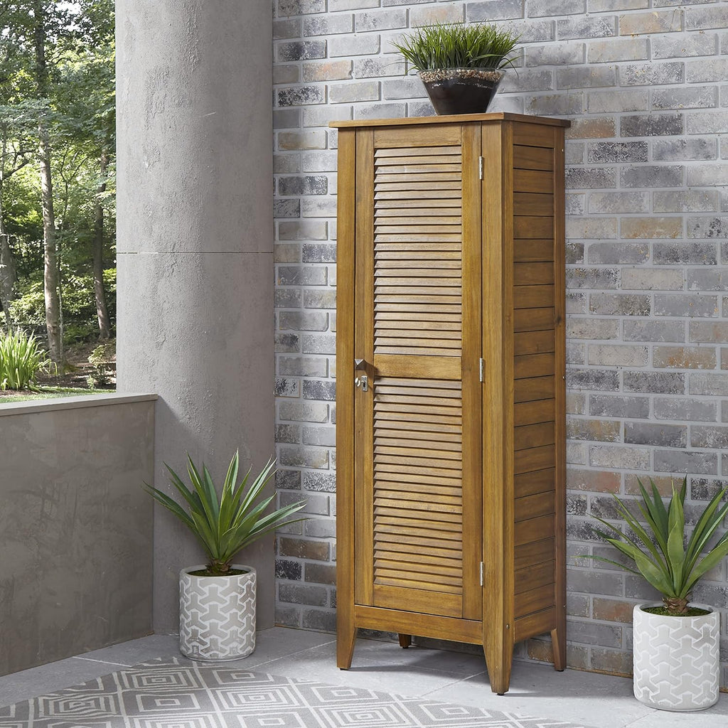 Homestyles Maho Golden Teak Storage Cabinet