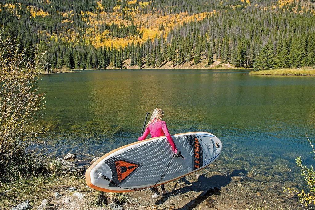 ADVANCED ELEMENTS Elements Hula 11 Inflatable Stand Up Paddle Board & Pump White
