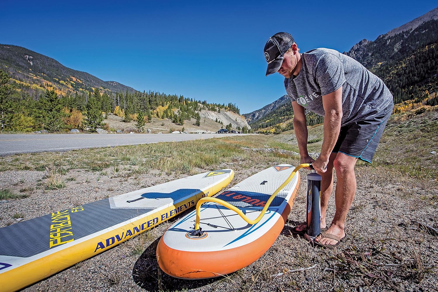 ADVANCED ELEMENTS Elements Hula 11 Inflatable Stand Up Paddle Board & Pump White